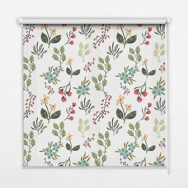 TULUP VNITŘNÍ roleta - okenní roleta - roleta - 60x140 cm - Rostliny