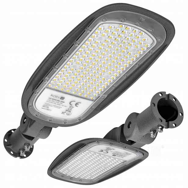 Parkovací pouliční lampa Led Pohyblivé svítidlo 200W 27000lm 4000K IP66 Šedá