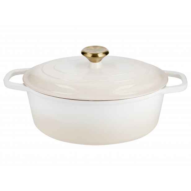 Silvercrest® Litinový hrnec Premium, Ø 29 cm / 4,8 l (béžová)