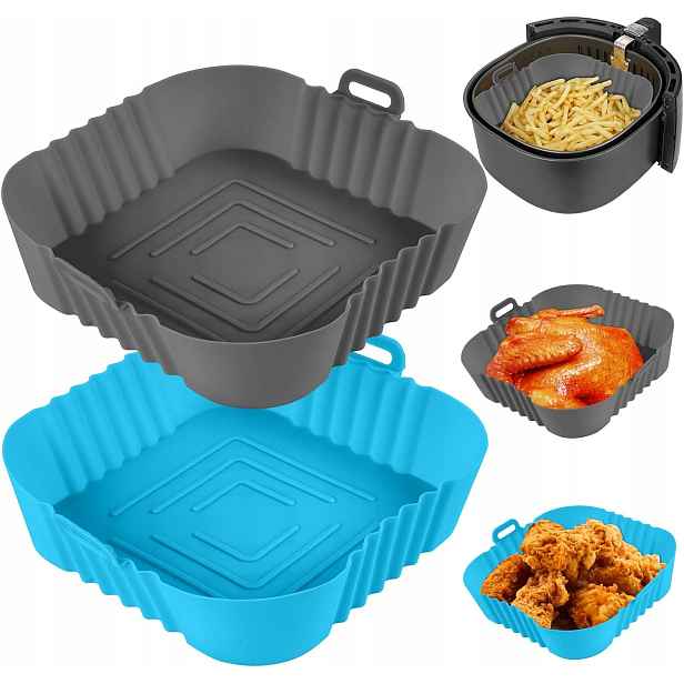 Vložky na pečení ve fritéze Silikonový Hrnec Formičky do trouby