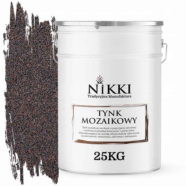 Mozaiková Pryskyřičná Omítka 25 Kg Vnitřní Vnější Barva Hnědá Tmavá M83