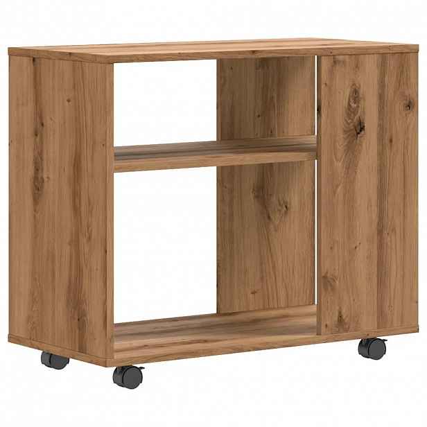 vidaXL Odkládací stolek dub artisan 70x35x60,5 cm kompozitní dřevo