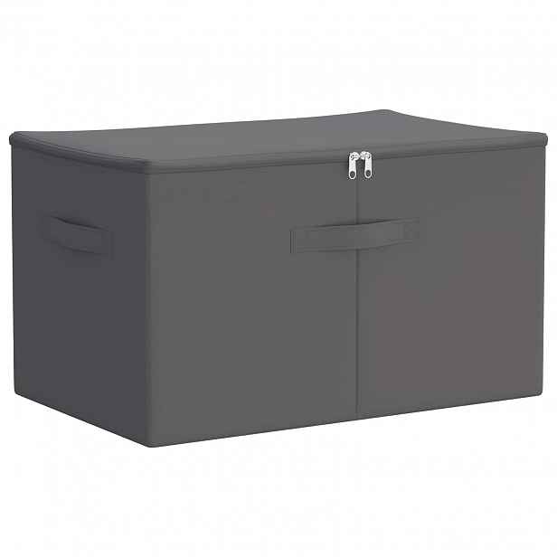 vidaXL Úložná krabice 24 ks netkaný textil 55 x 35 x 32 cm 61,6 L