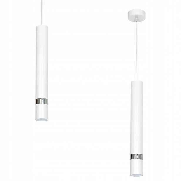 Závěsná lampa Milagro Joker White MLP1347 1xGU10 bílá, nastavitelná, kovová