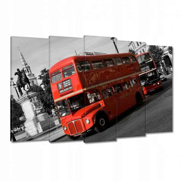 Obrazy 150x95 Červený autobus Londýn