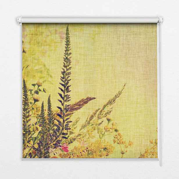 TULUP VNITŘNÍ roleta - okenní roleta - roleta - 60x140 cm - Rostliny