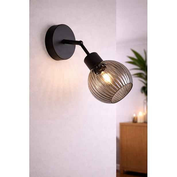Euro-Lamp Nástěnná lampa Orion 1 černá Chromový proužekPRODUCENT
