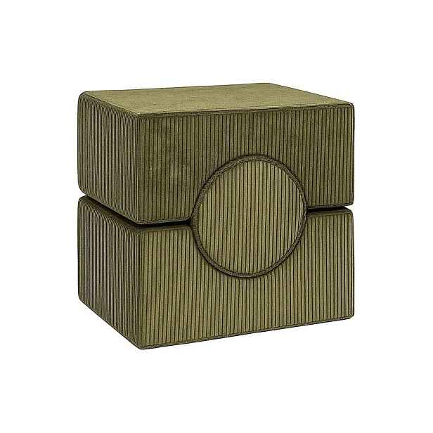 Khaki manšestrové pěnové hřiště 3 ks výška 30 cm 83x45 cm – Meowbaby
