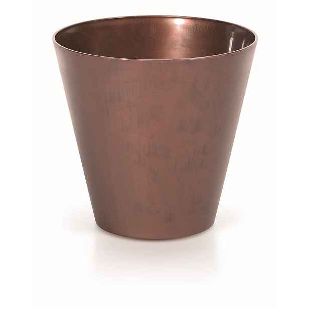 Prosperplast Květináč Tubus Bronze-patinující ocel, varianta 25 cm