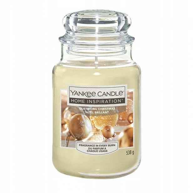 Velká svíčka Glistening Christmas Home Inspiration Yankee Candle
