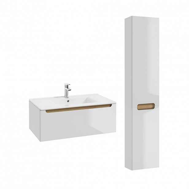 Petits-meubles KOUPELNOVÝ NÁBYTEK 80cm Livia 2er-Set Bílá
