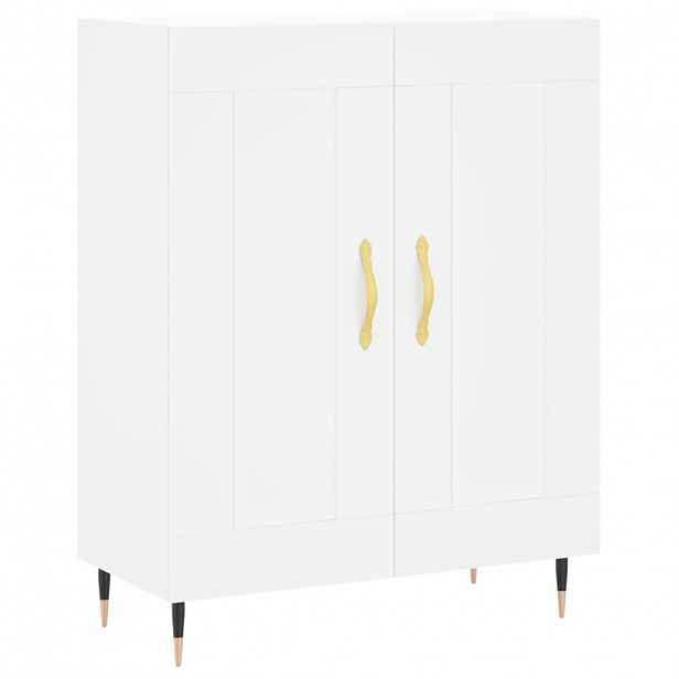 vidaXL Příborník bílý 69,5 x 34 x 90 cm kompozitní dřevo