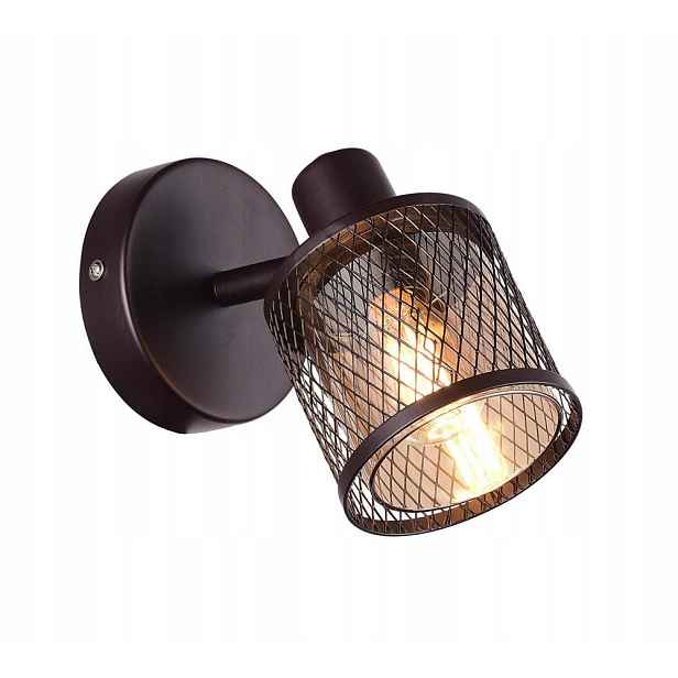 Candellux Nástěnné svítidlo Canabera E14 40W Hnědá/Jantarová