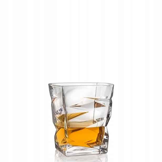 Crystal Bohemia Zig Zag sklenice na whisky 300 ml 6 ks
