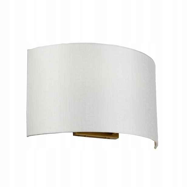 Nástěnné svítidlo zlaté krémové stínidlo 39 cm do obývacího pokoje Designer's Lightbox