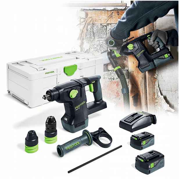 Vrtačka s funkcí kování Khc 18 5,0 EBI-Plus Festool
