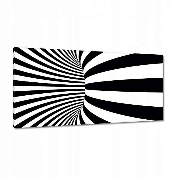 Obrazy 115x55 Abstrackja černobílá