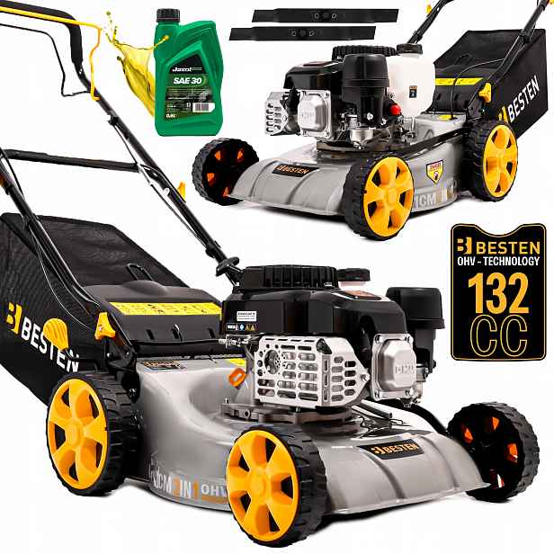 Benzínová Sekačka Na Trávy Motor Ohv 132CC 41CM Olej 2XNŮŽ Loncin 2,2KW