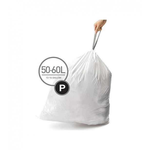 Simplehuman - Sáčky do odpadkového koše 50-60 l, typ P, 20 ks CW0175