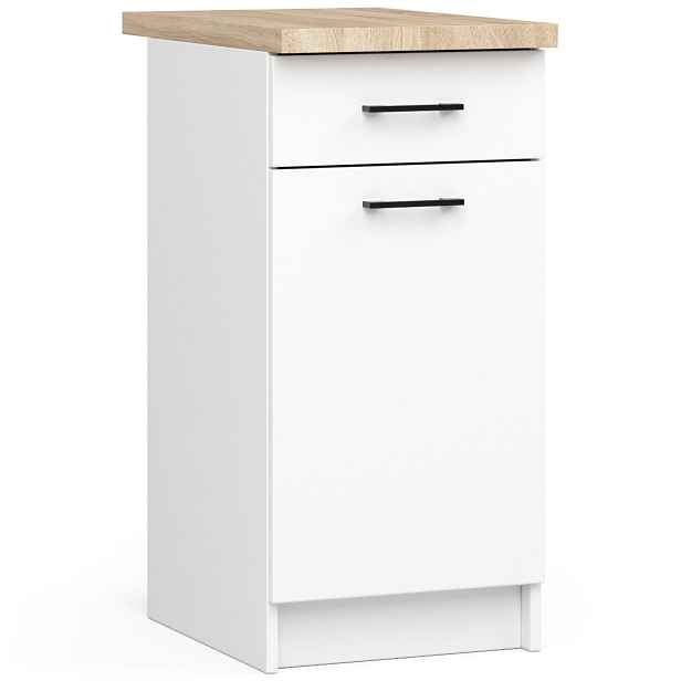 Skříňka Oliwia S40 SZ1 Bílá Deska Akd