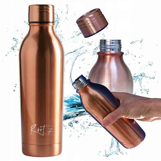Termoska na kávu a čaj z nerezové oceli 500 ml Root7