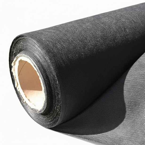 Jutabond Netkaná textilie proti plevelu, 50g/m2, 50m x 3,2m - černá + kotvící kolíky ZDARMA