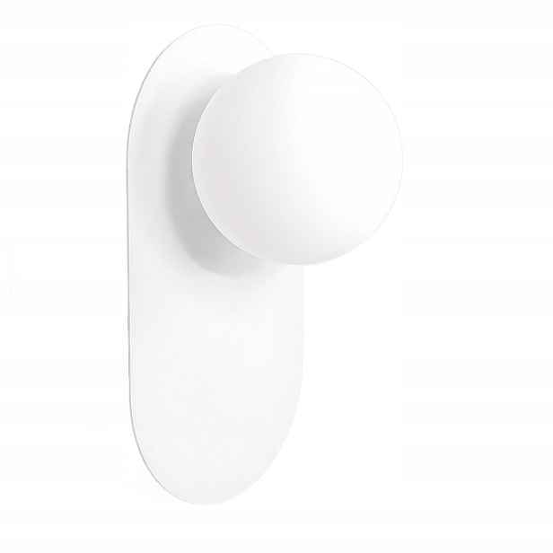 Nástěnné svítidlo bílé oválné 1xG9 Emibig Viva minimalismus 8W