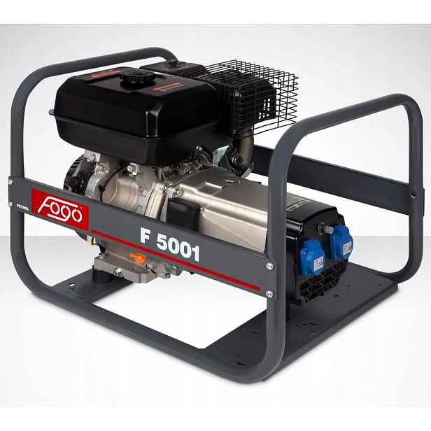 Jednofázový přenosný generátor Fogo 4200 W benzín F5001