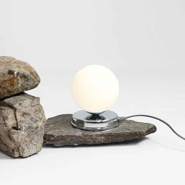 Noční Lampa Aldex Ball Chrom Stříbrná E14 40W Kov 1 bod 17 cm
