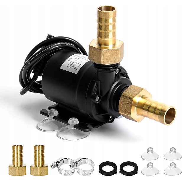 Průtokové Čerpadlo Na Kapalinovou Vodu 800 L/h 12V DC Sada