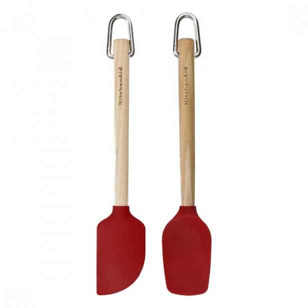 Sada 2 mini stěrek, silikon, Empire Red - KitchenAid