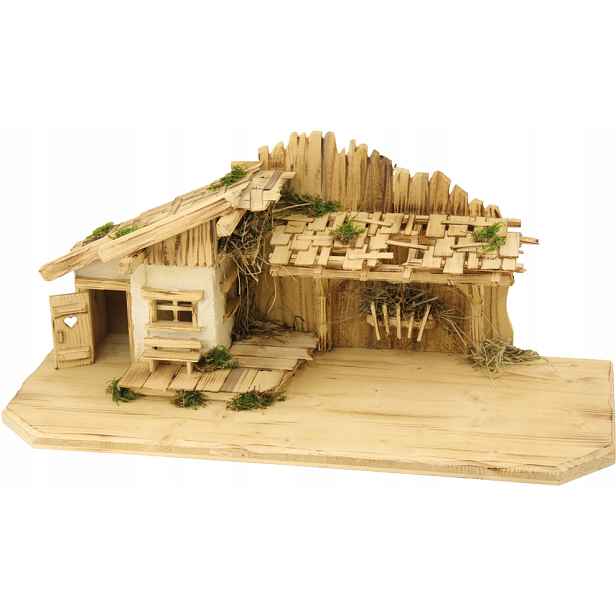 Vánoční betlém 70x29x30 cm pro figurky 9-11 cm