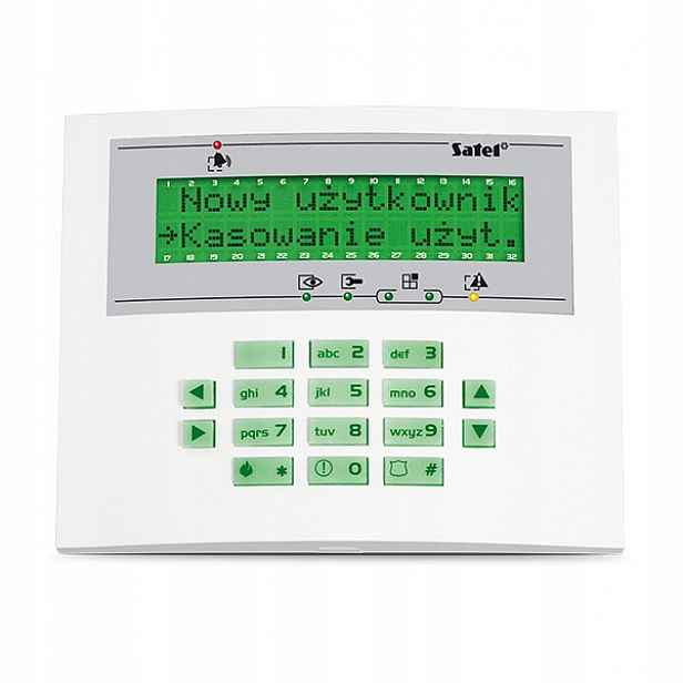 Manipulátor LCD Satel Int-klcds-gr zelený