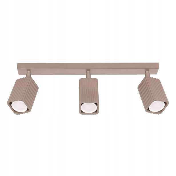 Sollux Lighting Rayo stropní svítidlo taupe 45 cm 3xGU10 10W