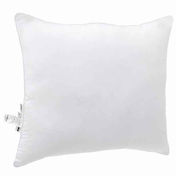 vidaXL Polštář 2 ks 80 x 80 x 40 cm Polyester Bílá