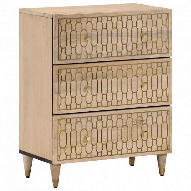 vidaXL Odkládací skříňka 60 x 33 x 75 cm masivní mangovníkové dřevo