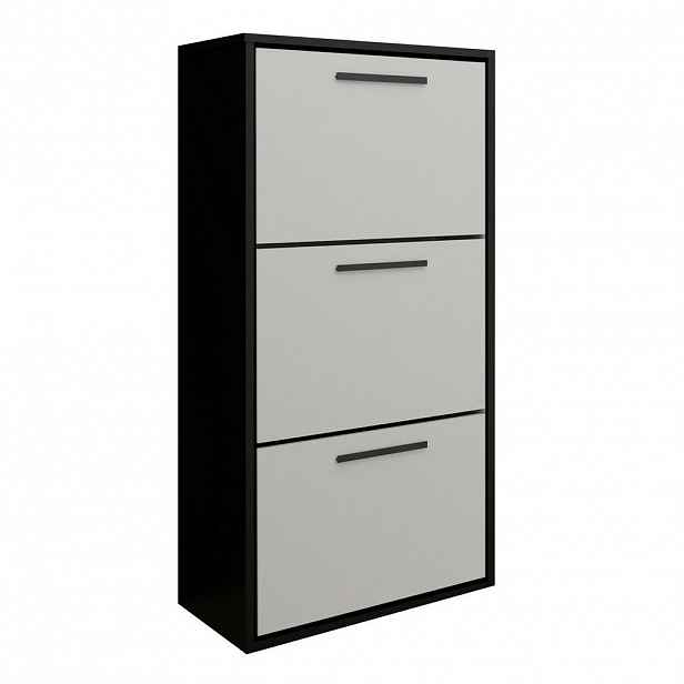 Kier Furniture BOTNÍK ASPER Černá & Bílá