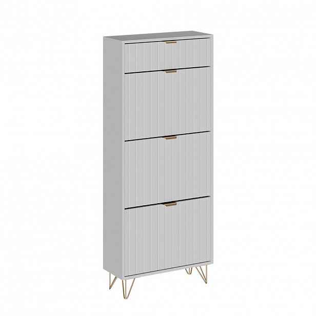 Vicco SKŘÍŇ NA BOTY Helge Bílá 60 x 145 cm 3 přihrádky