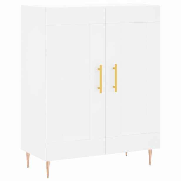 vidaXL Příborník bílý 69,5 x 34 x 90 cm kompozitní dřevo