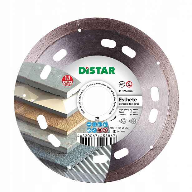Distar Diamantový Kotouč 125x1,1x8x22,23 Esthete