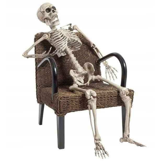 Kostra Kostry Kostlivec 160 CM Strašidelná Dekorace Horor Halloween