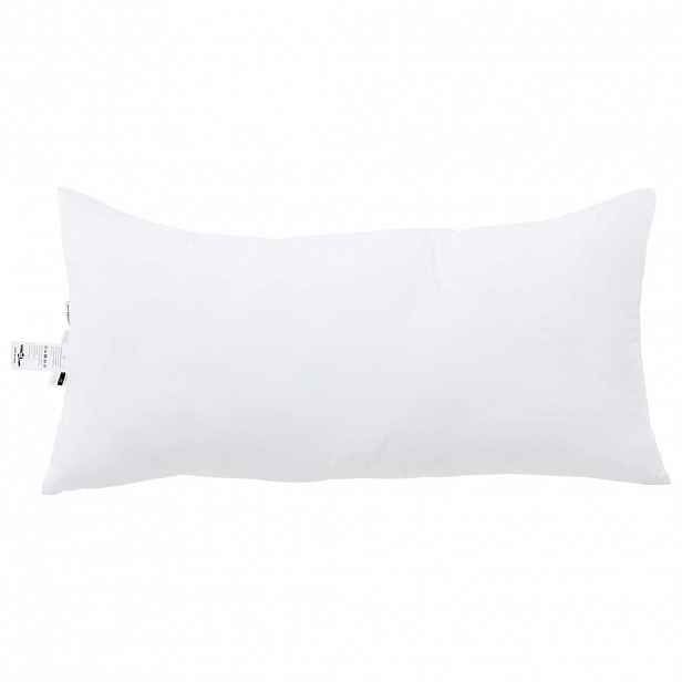 vidaXL Polštář 80 x 40 x 20 cm Polyester Bílá