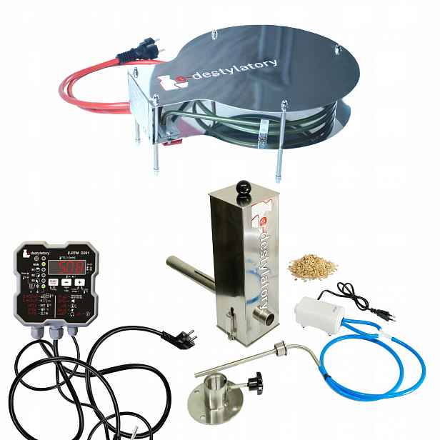 Udírenský set 3v1 Ovladač Generátor kouře Ohřívač 3500W