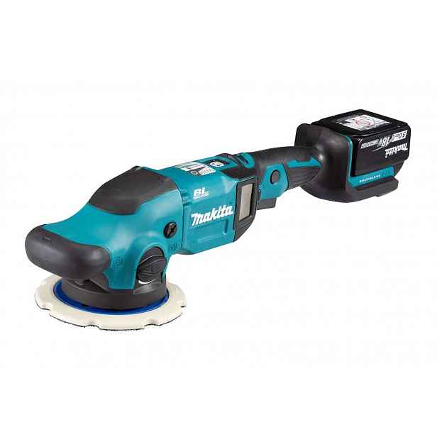 Makita - 18V AKU leštička 150 mm, 2x aku 5,0 Ah, nabíječka DPO600RTE
