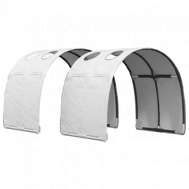 vidaXL Tunel postele 2 ks Bílá Polyester