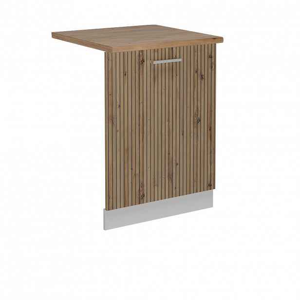 Vicco ČELNÍ PANEL MYČKY R-Line Řemeslný dub 60 cm , PD Dub