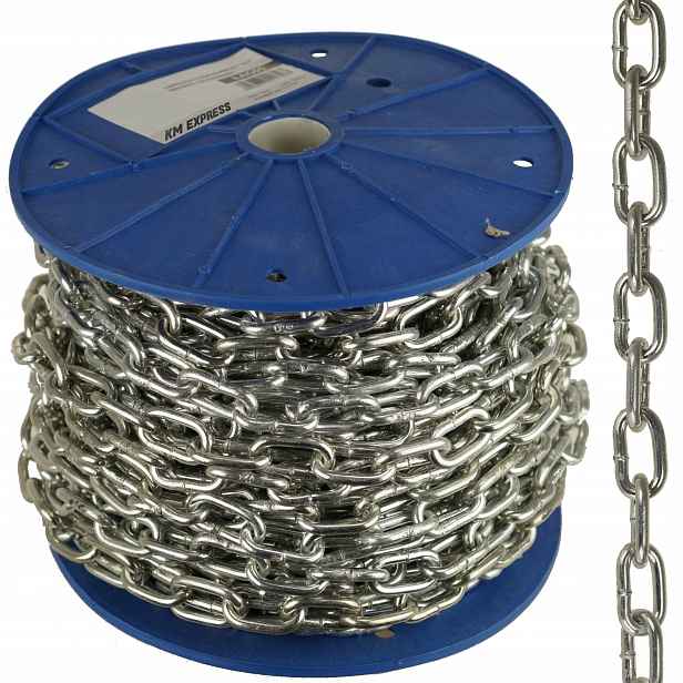 Hospodářský Řetěz D1 4 MM Rolka 40 M Pozinkovaný 500 Kg