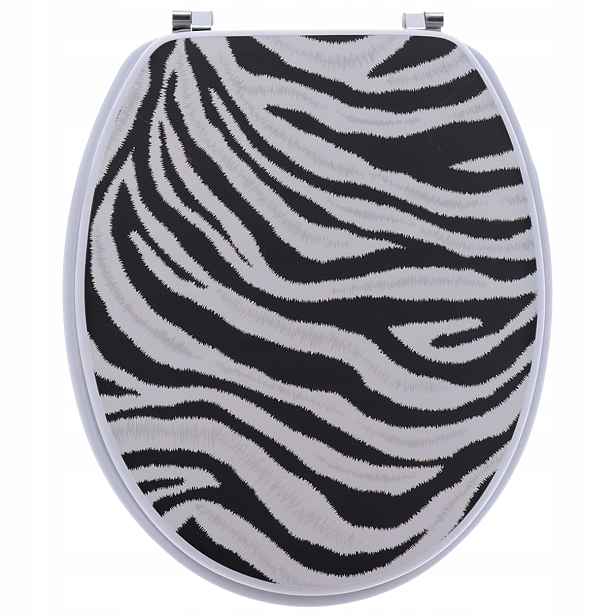 Wc Sedátko Nubia Zebra toaletní Wc sedátko do koupelny zvířecí vzor