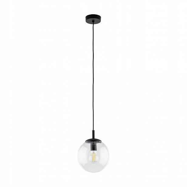 Závěsná lampa Esme Transparentní skleněné stínítko 1xE27 30 cm Stropní Svítidlo