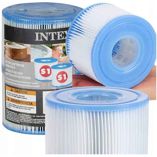 2 x Filtr do bazénu Filtr do bazénové čerpadla Filtrační vložka Intex Typ S1